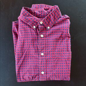 Men’s Oxford Red Checkered Shirt